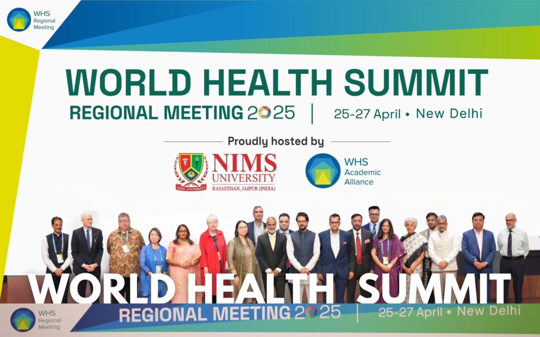NIMS University Hosts Biggest Global Health Event: World Health Summit Regional Meeting 2025