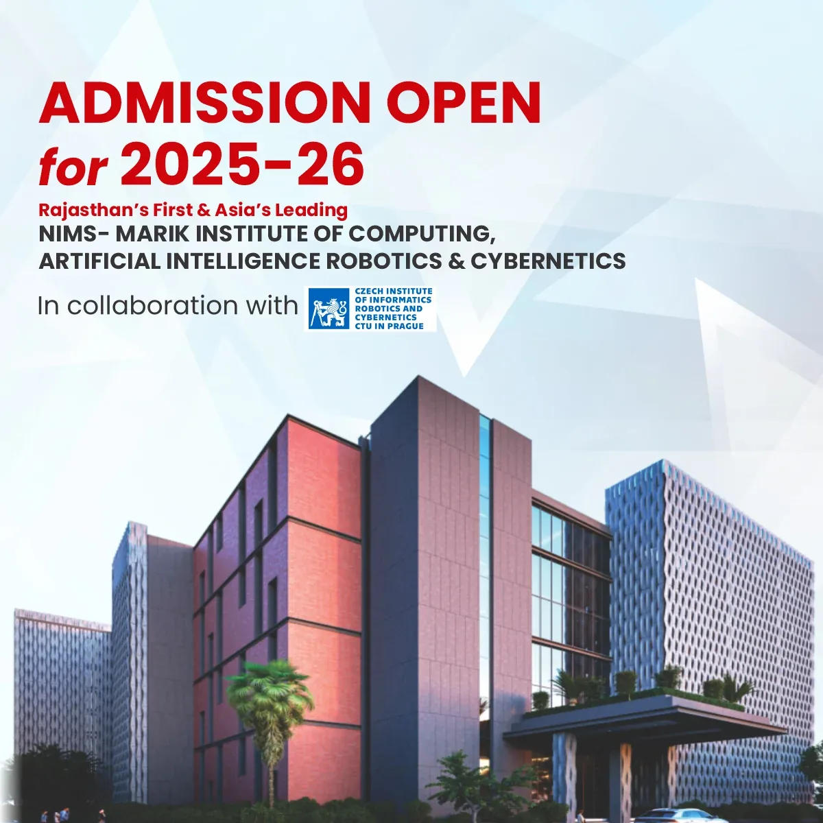 Admisssion Open Marik